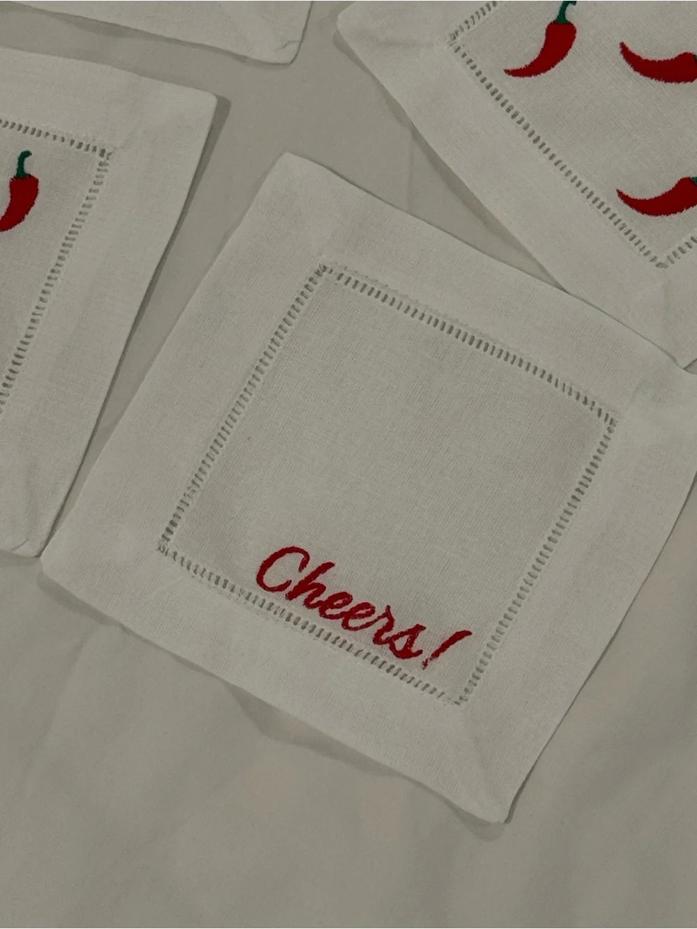 Spicy Skinny Cocktail Napkins